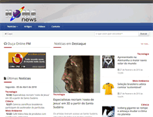 Tablet Screenshot of homenews.com.br